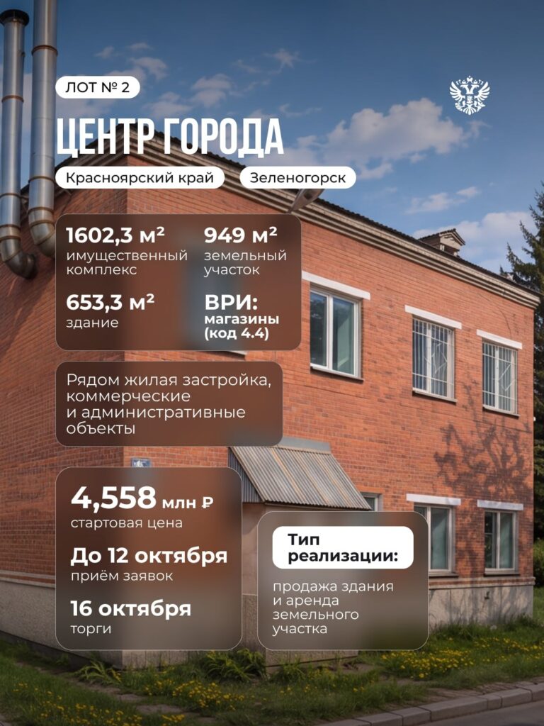 1, 2, 3… Пока не продано! В новом выпуске рубрики #Инвесткарта выставляем на виртуальную витрину 3 имущественных комплекса из Красноярского края. На этот раз все три лота — от [ В…